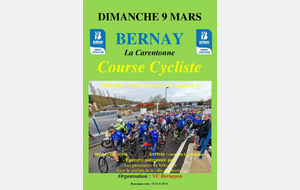 2 courses cyclistes à Bernay le 9 mars 2025