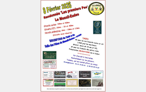 Dimanche 8 février 2026 Randonnée "Les Premiers Pas" Mesnil Eudes