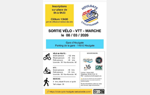 Dimanche 8 mars 2026 La randonnée de Printemps à Houlgate