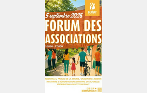 Samedi 5 Septembre 2026 Forum des associations à Bernay