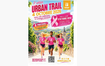 Dimanche 4 octobre 2026 Urban trail à Bernay Octobre rose