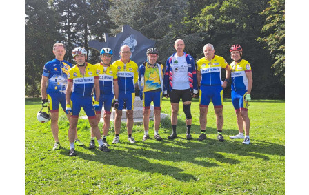Devant la stèle Jacques Anquetil le 23 septembre 2026