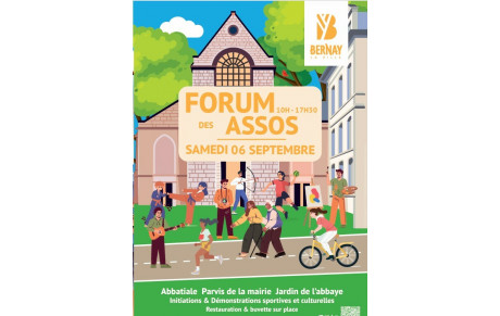 Samedi 6 Septembre 2025 Forum des associations à Bernay