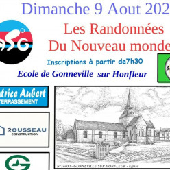 Dimanche 9 Août 2026 Rando du nouveau Monde à Gonneville-sur-Honfleur